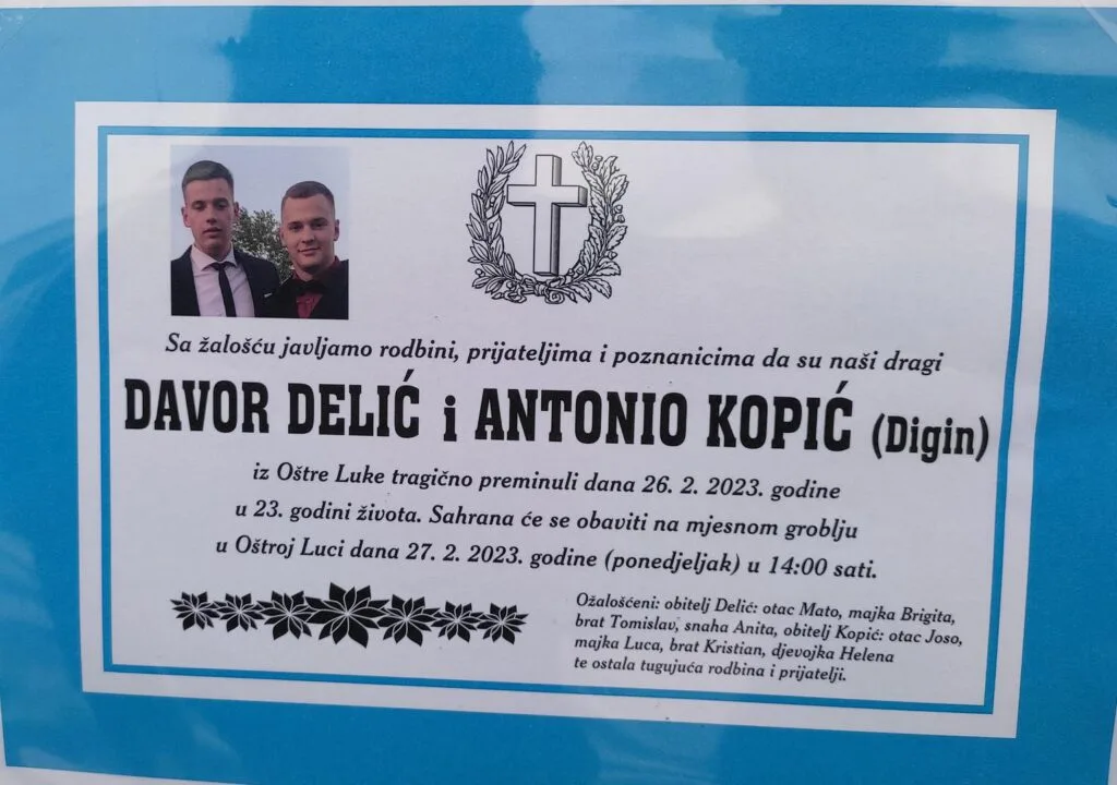 NAKON PROSLAVE 23. ROĐENDANA, DVA MLADIĆA TRAGIČNO IZGUBILI ŽIVOTE