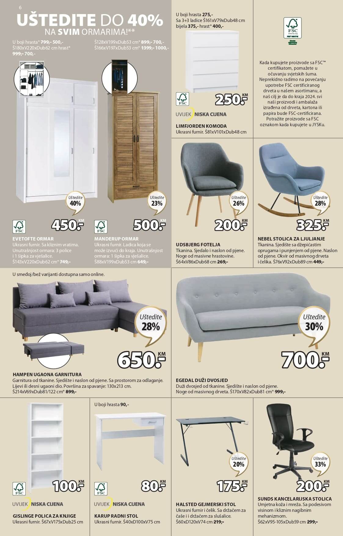 JYSK akcija BiH MART 2023. Snizenje traje od 2.3. do 15.3.2023. page 0007