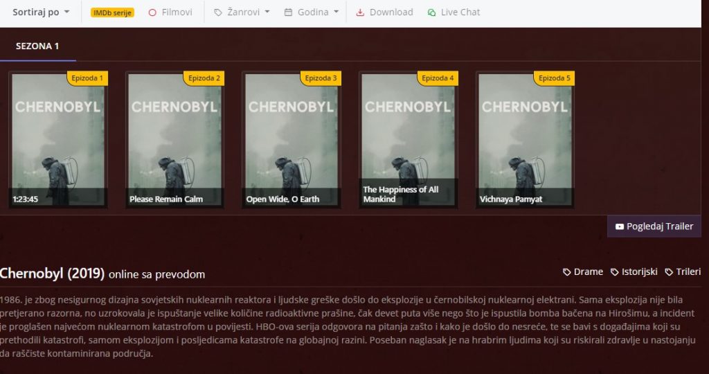 Sajtovi za gledanje serija online sa prevodom TOP 9 gledanje serija online