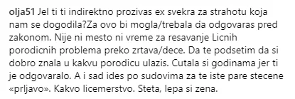 NIKOLININA OBJAVA O MASAKRU RAZLJUTILA PRATIOCE: Kakvo licemjerstvo, za ovo trebaš da odgovaraš pred zakonom