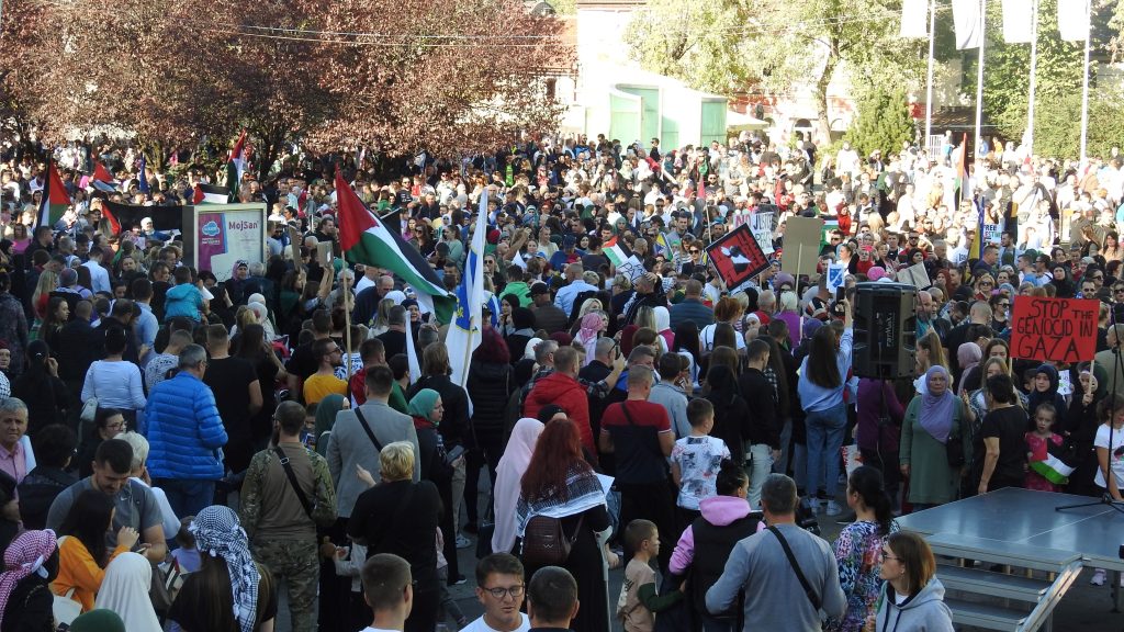veliki skup podrške palestini održan u zenici: ubijanje u gazi mora stati
