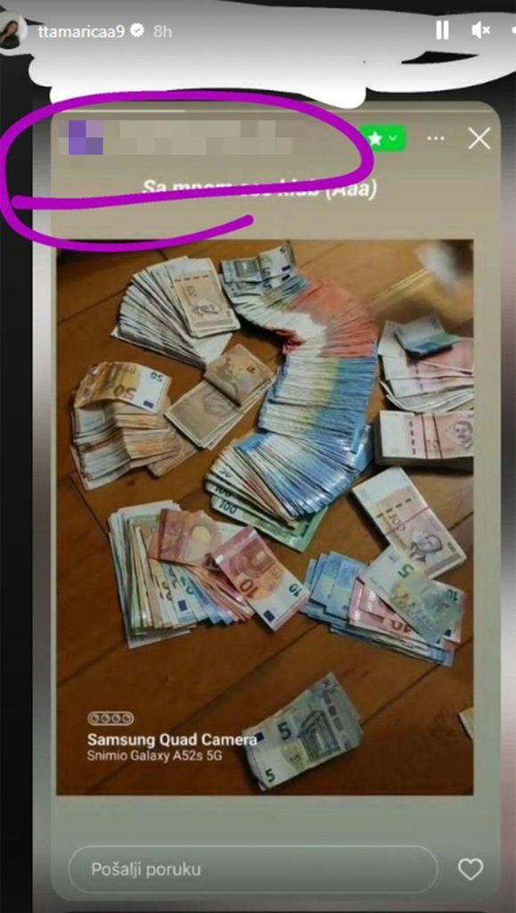 kćerka ubijenog saše objavila fotografije novca polusestre: pa kažu motiv ljubavni problemi
