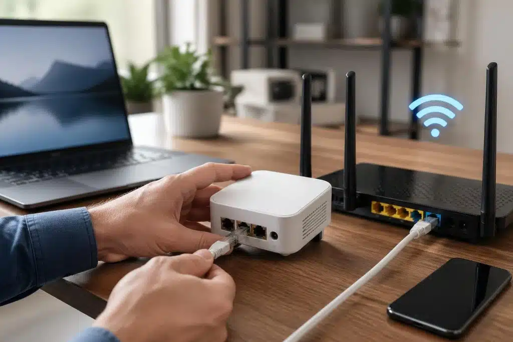 Kako Povezati Pojačivač za Internet u Nekoliko Koraka Kako Povezati Pojačivač za Internet u Nekoliko Koraka