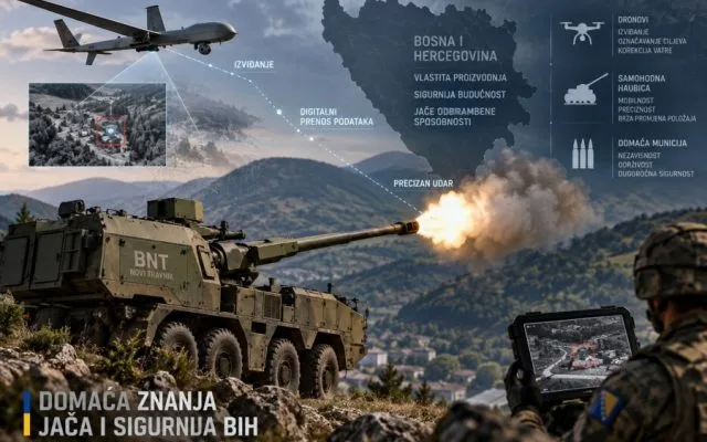 Samohodna haubica BNT: Razvoj povezan s dronovima