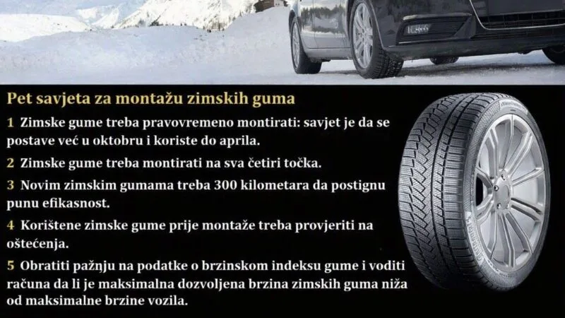 Savjeti: Šta morate znati o zimskim gumama