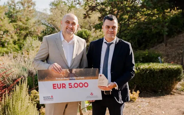 Wiener Städtische Versicherungsverein sa 10.000 EUR podržao rad udruženja „Iskra“ i „Srce za djecu oboljelu od raka“