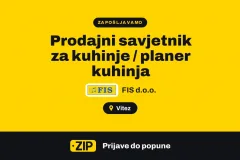 FIS d.o.o. zapošljava: Prodajni savjetnik za kuhinje / planer kuhinja (Vitez)